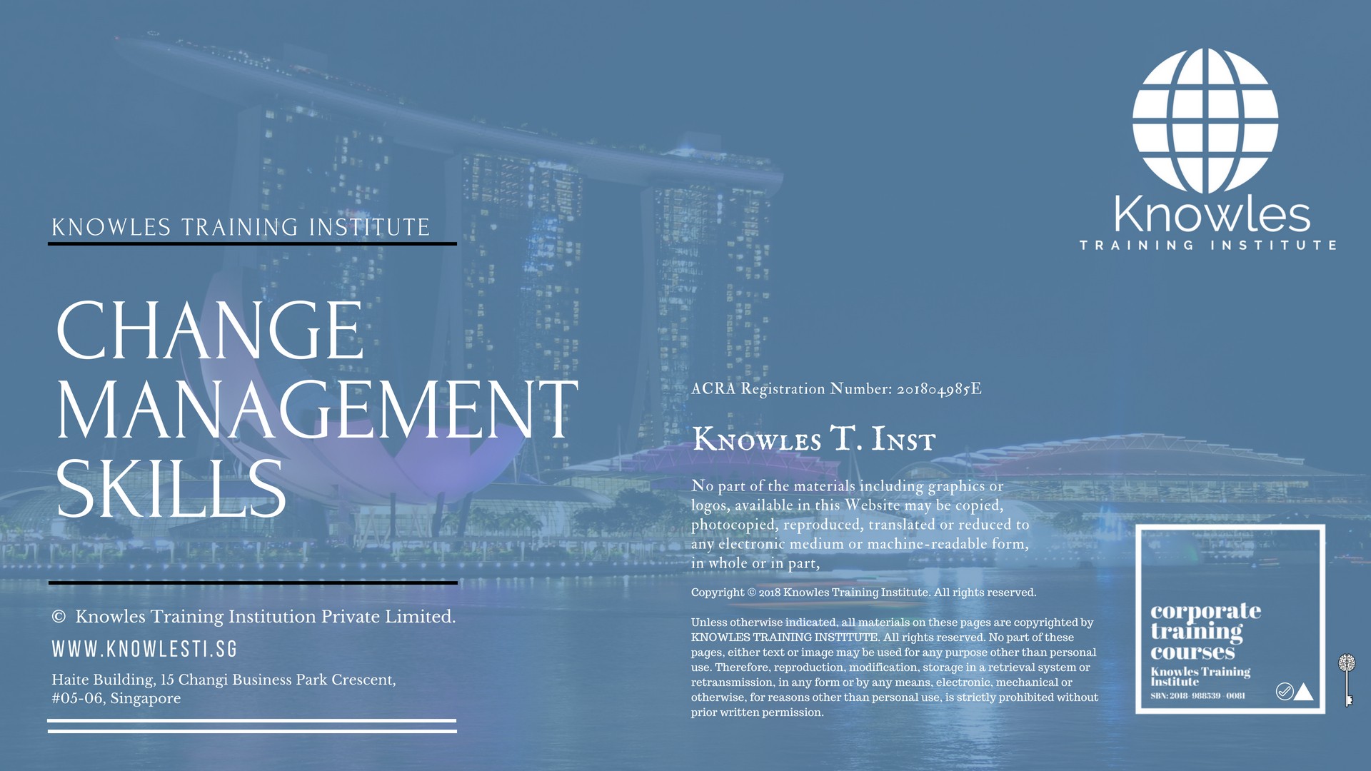 Change Management Skills Training Course in Israel
