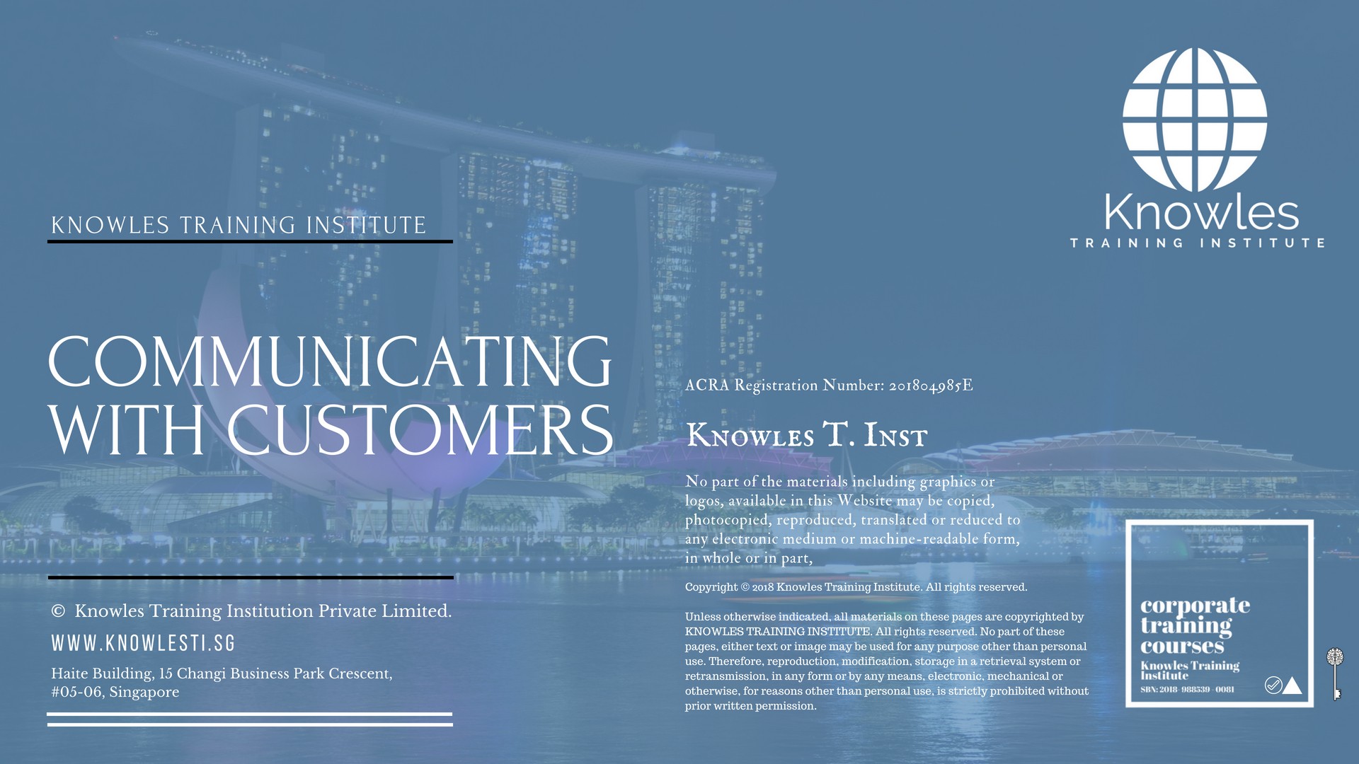 Communicating With Customers Course in Israel