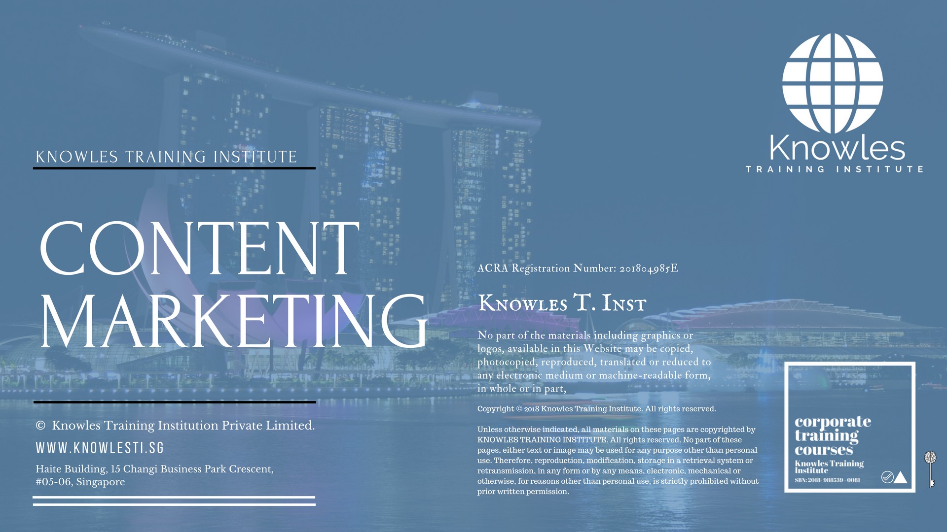 Content Marketing Training Course in Israel