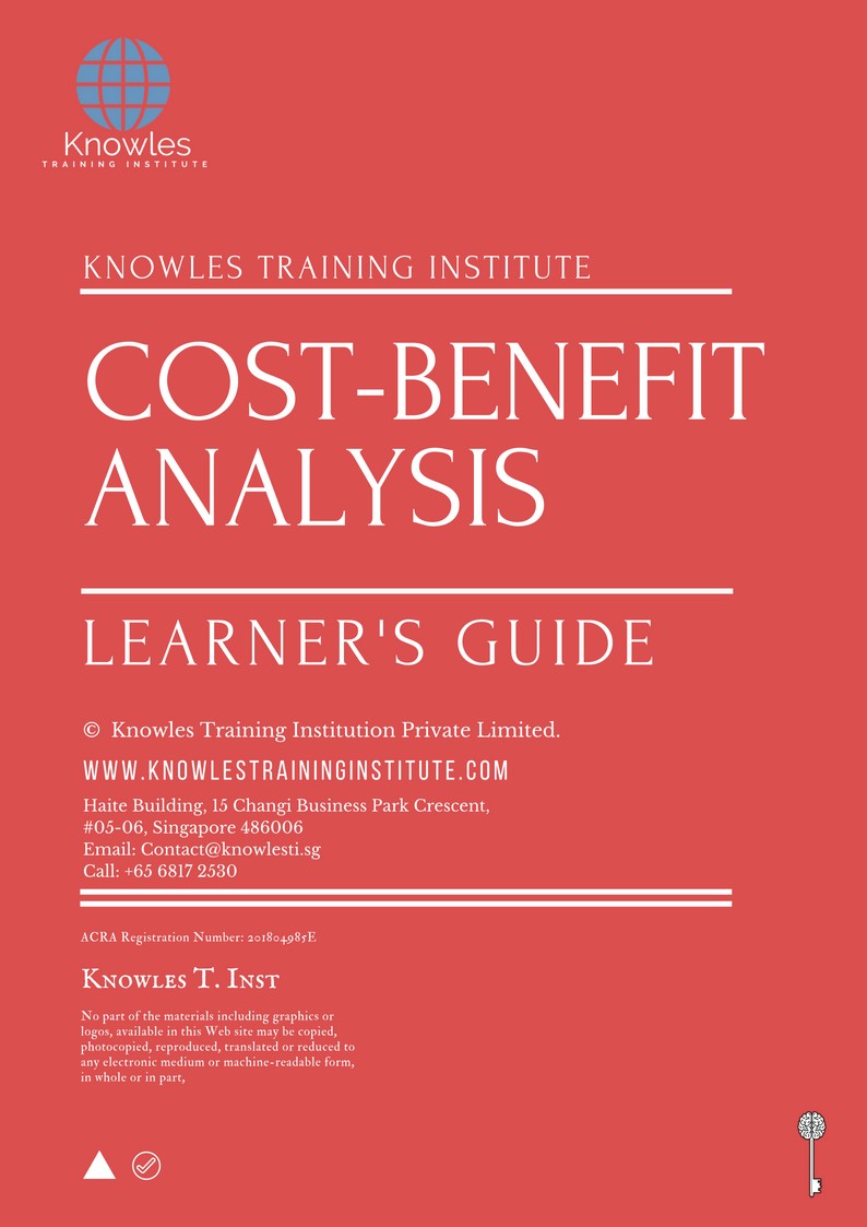 Cost-Benefit Analysis Training Course in Israel Learner’s Guide