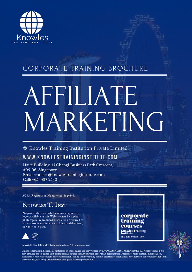 Course Brochure For Affiliate Marketing in Israel