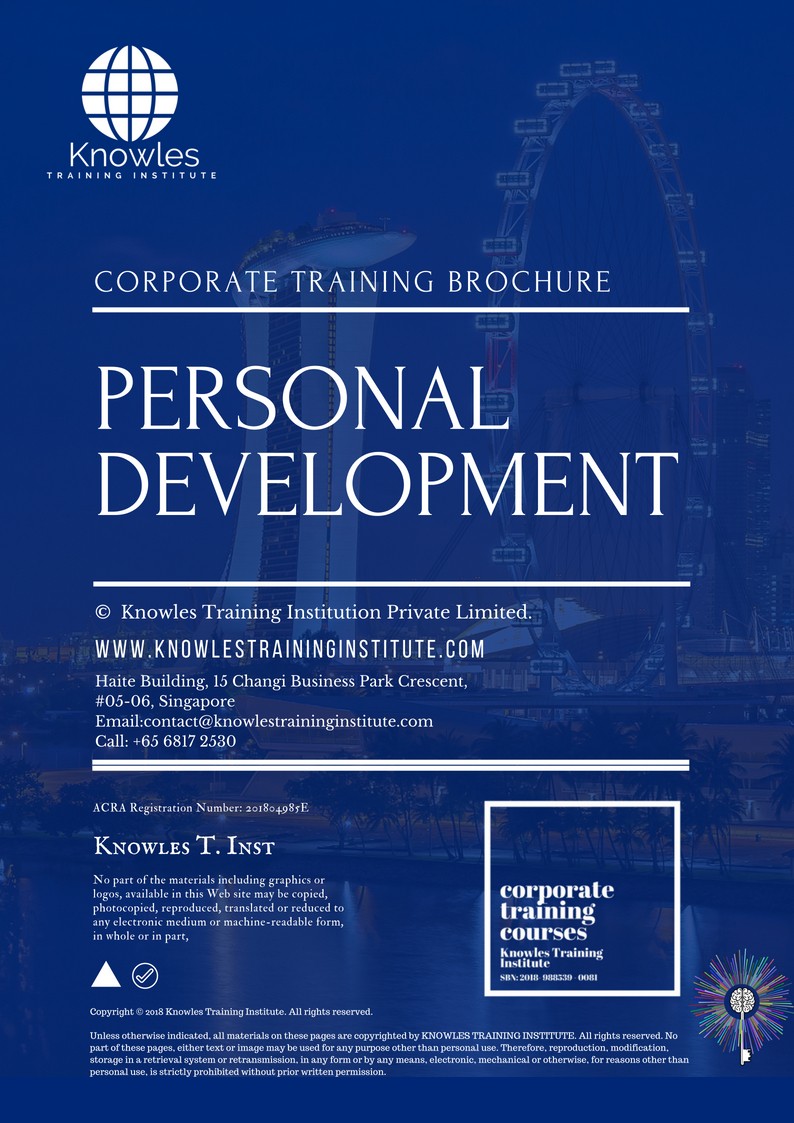 Course Brochure For Personal Development Skills Training Course in Israel