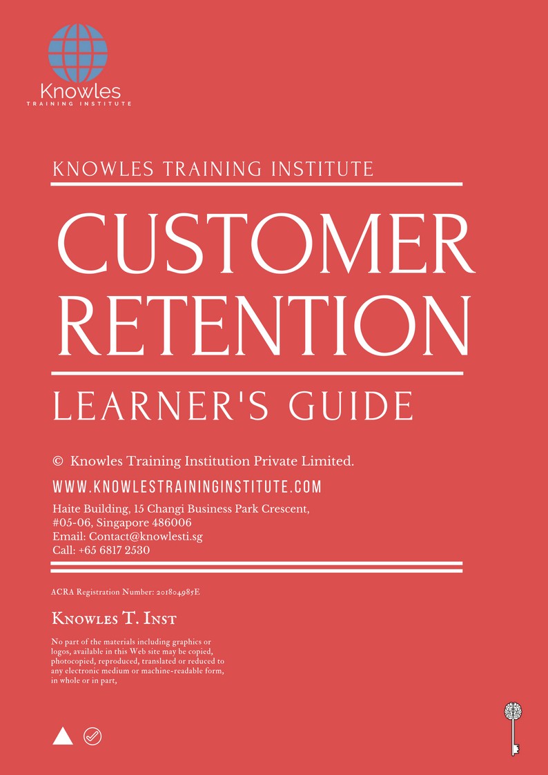 Customer Retention Course in Israel Learner’s Guide