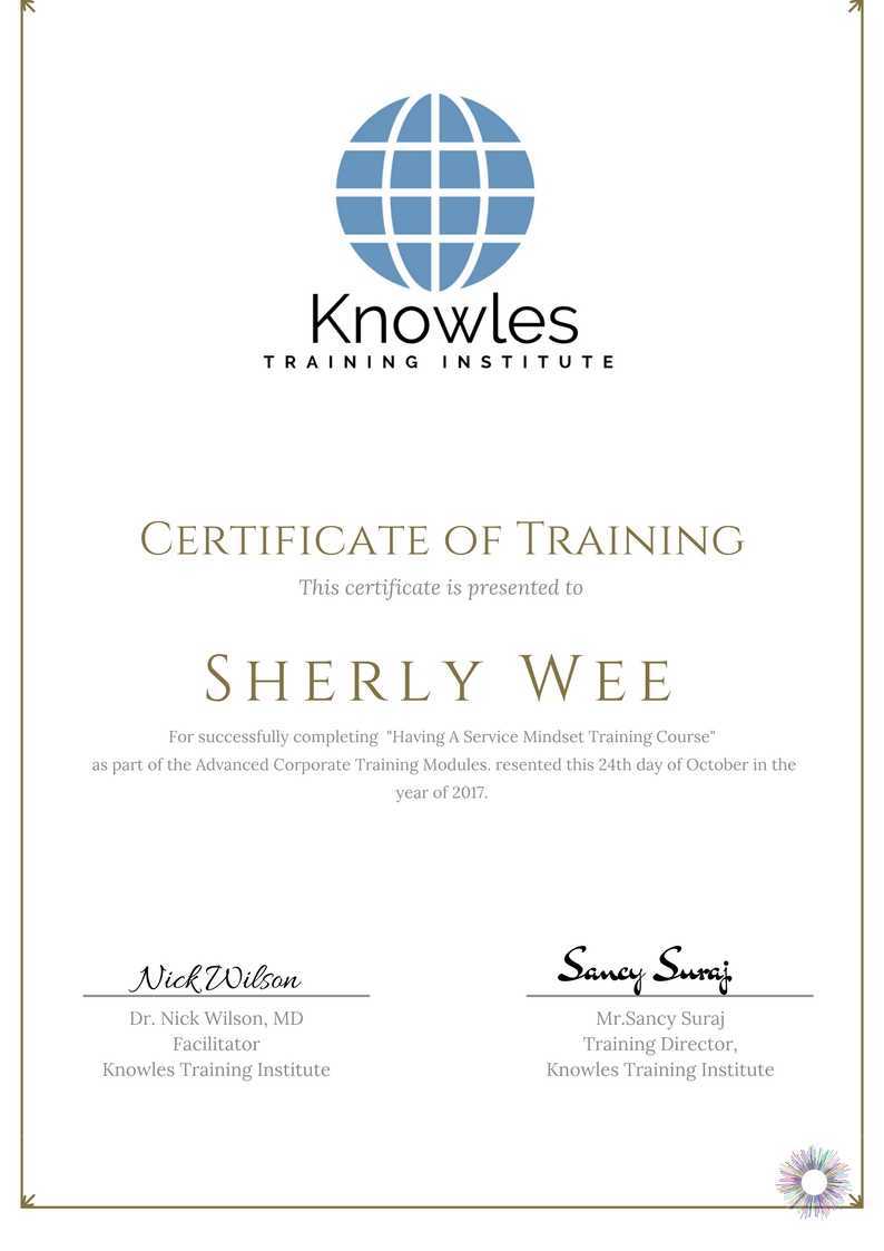 Having A Service Mindset Training Course in Israel Certification