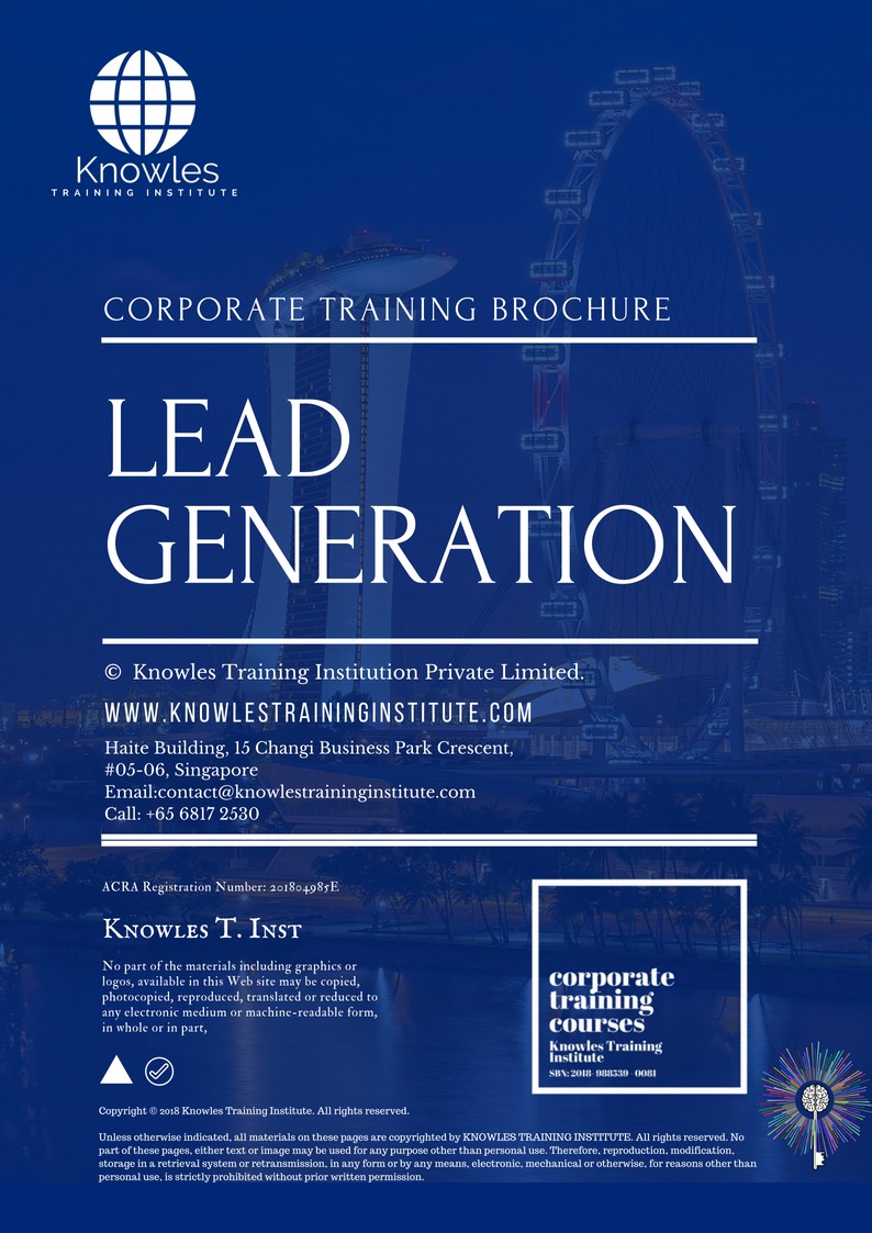 Lead Generation Course in Israel Brochure