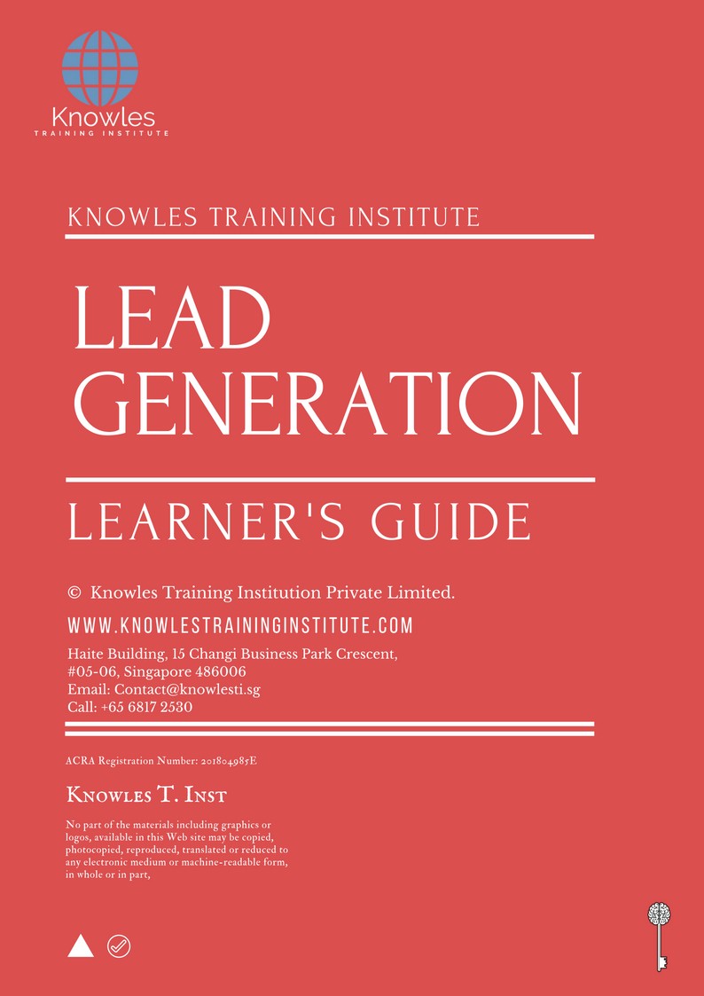 Lead Generation Course in Israel Learner’s Guide