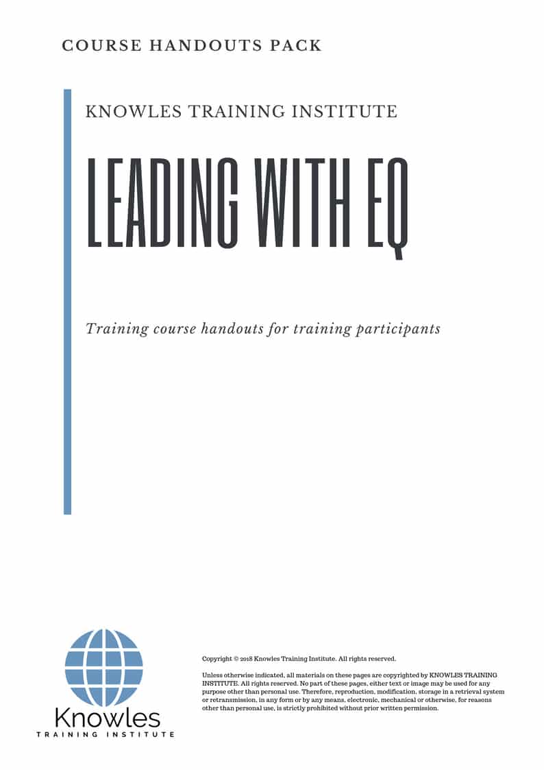 Leading With Eq Course in Israel Handouts