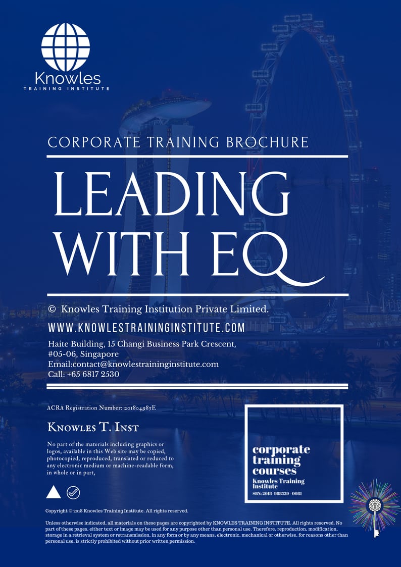 Leading With Eq Training Course in Israel Brochure