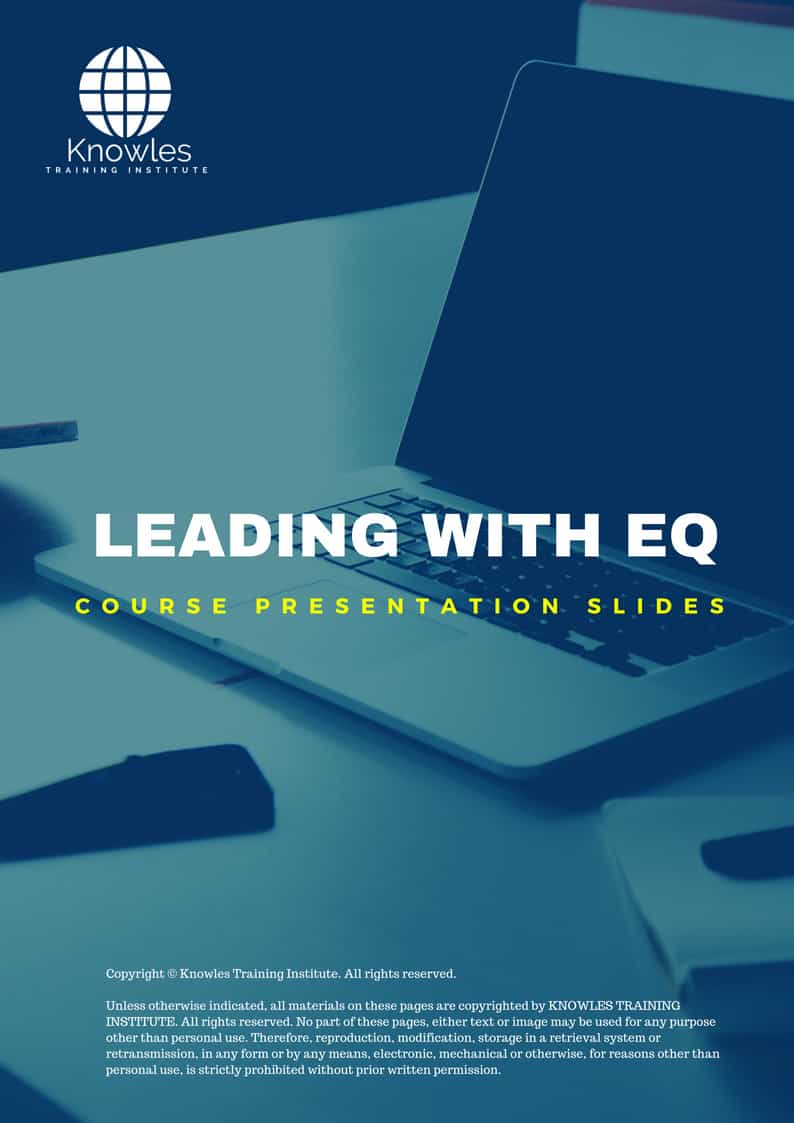 Leading With Eq Training Course in Israel Presentation Slides