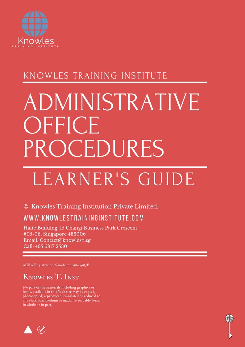 Learner’s Guide For Administrative Office Procedures in Israel