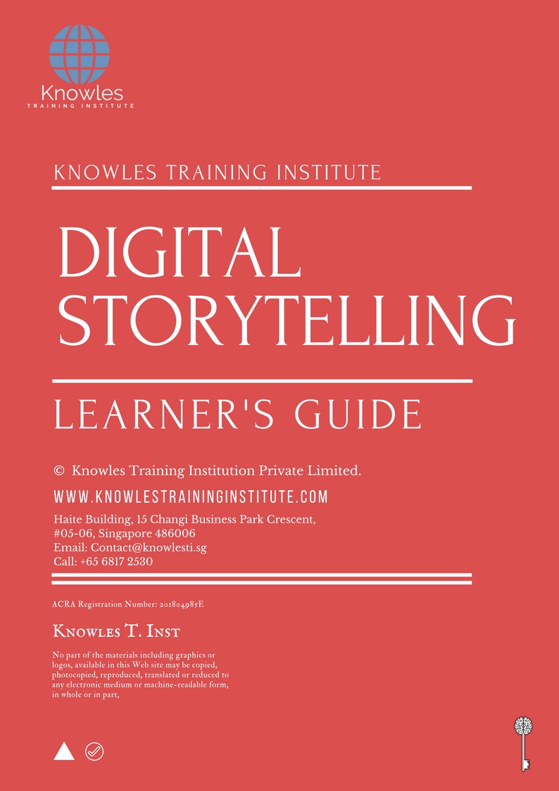 Learner’s Guide For Digital Storytelling Course in Israel