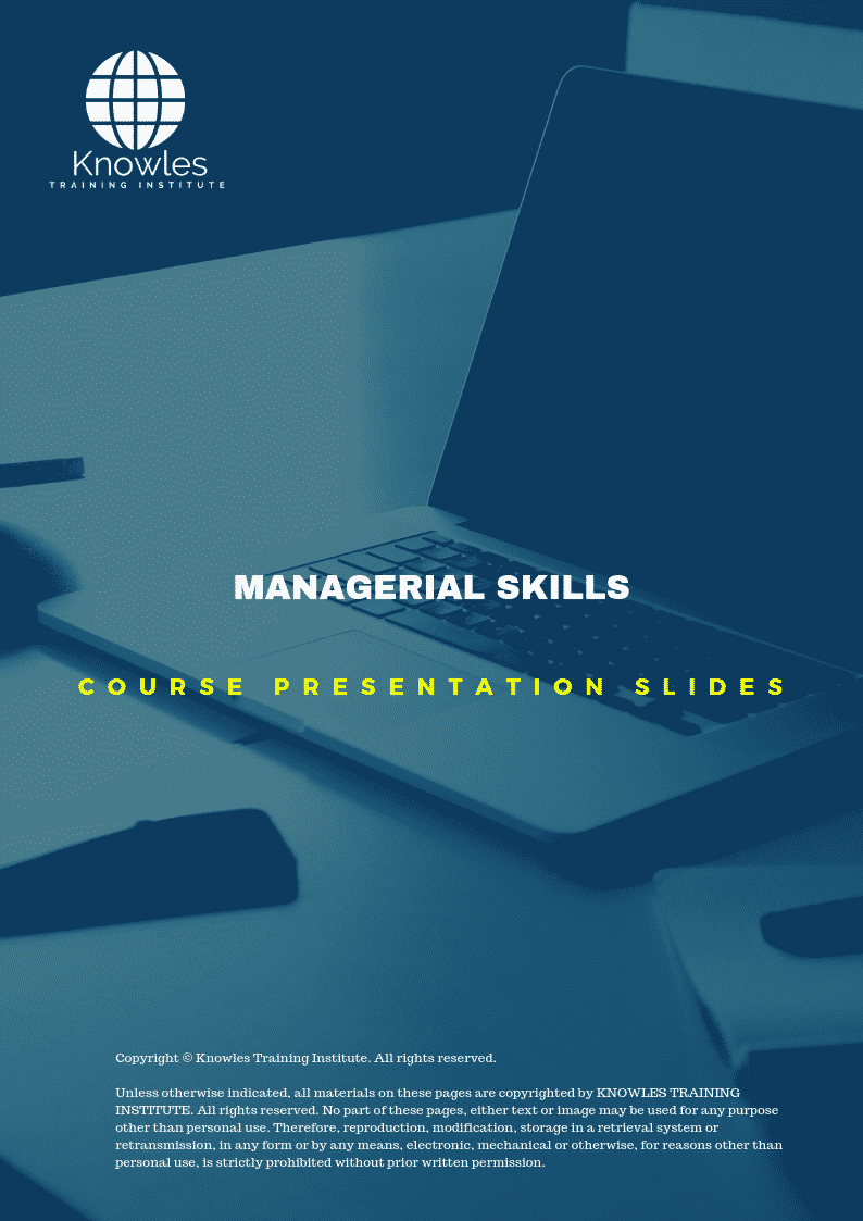 Managerial Skills in Israel PPT Slides Used During Course