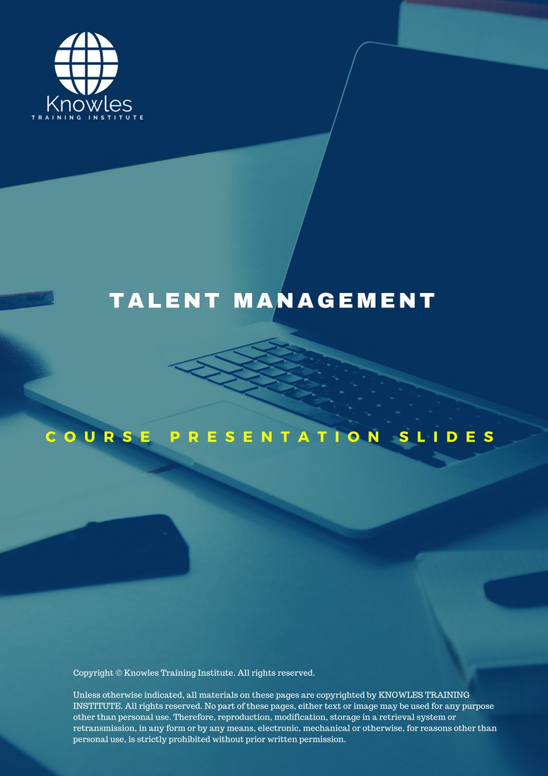 Talent Management Training Course in Israel Presentation Slide