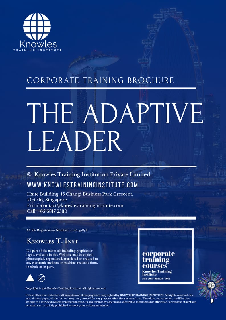 The Adaptive Leader Training Course in Israel Brochure