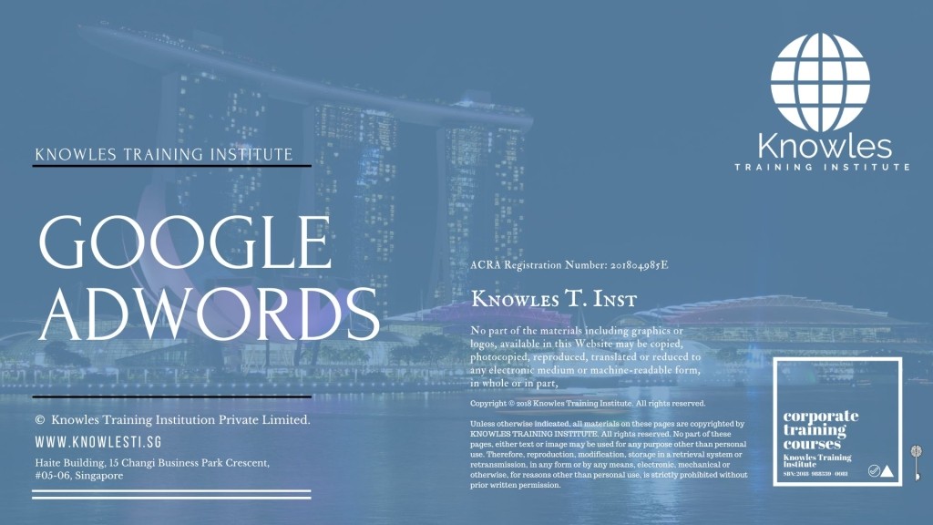 Google AdWords Training Course in Israel